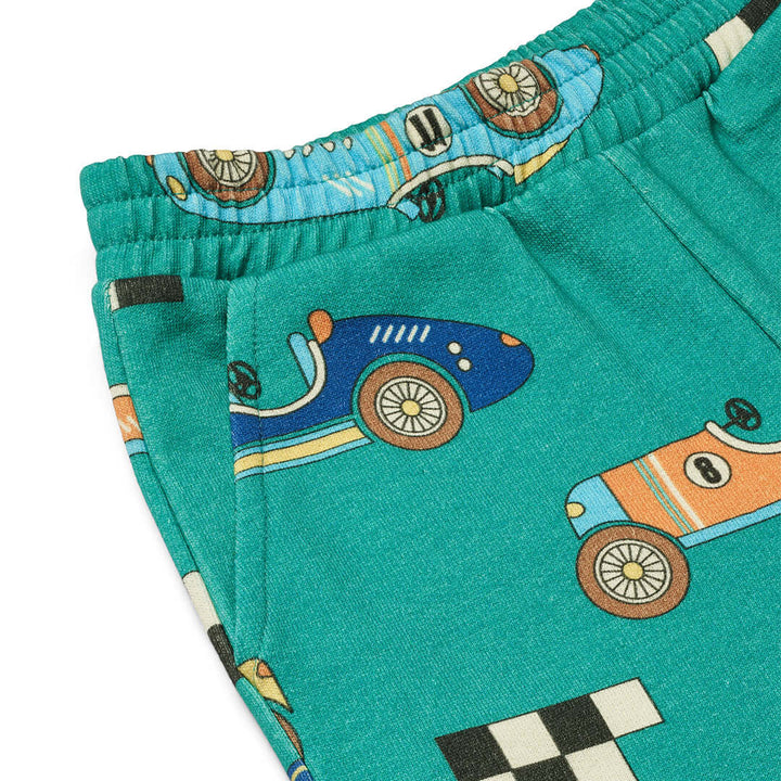 Smafolk Teal Race Cars Sweatpants Smafolk Pants