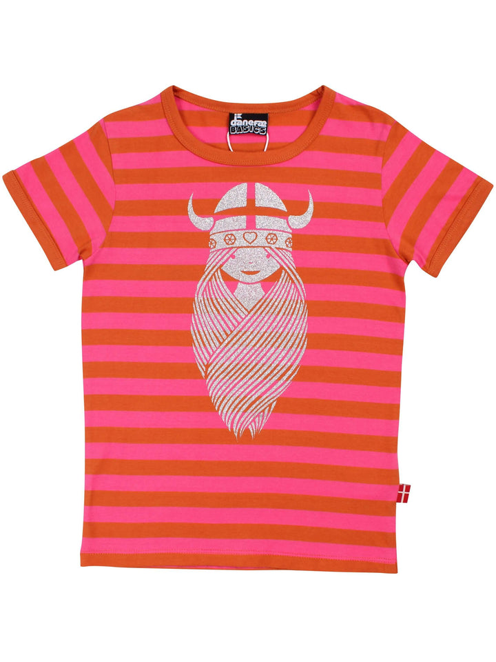 Danefae Freja Glitter Tee – Girls Short Sleeve T-Shirt Danefae Tee