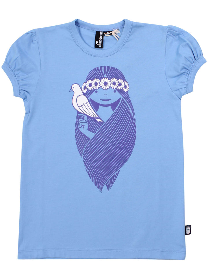 Danefae Lillmisslover Waterblue Kids Tee – Short Sleeve Danefae Tee