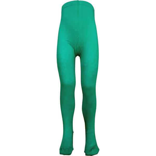 Slugs & Snails Organic Block Colour Kids Tights - Emerald Green Slugs & Snails Tights