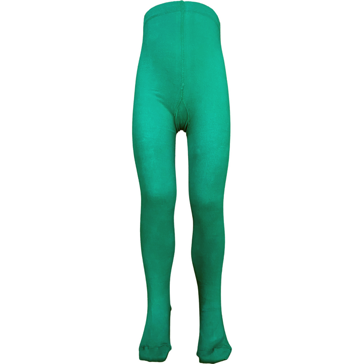 Slugs & Snails Organic Block Colour Kids Tights - Emerald Green Slugs & Snails Tights
