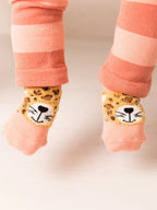 Animal print toddler and baby socks