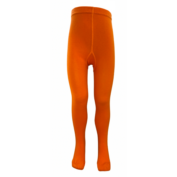 Slugs & Snails Organic Kids Tights - Orange Slugs & Snails Tights