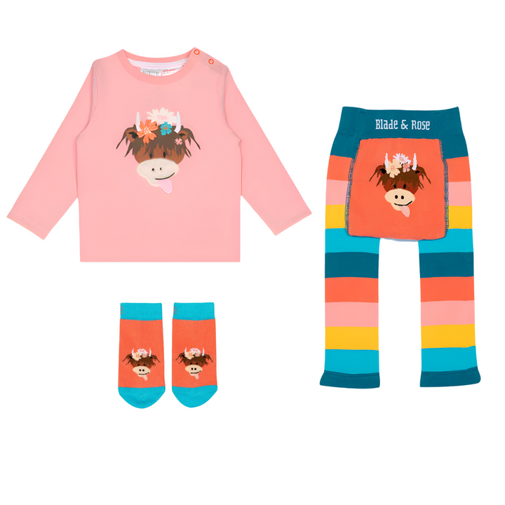 Blade & Rose Bonnie Highland Cow Gift Bundle Blade & Rose Gift Bundle