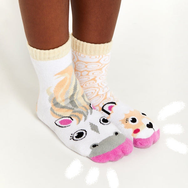 Pals Socks - Horse and Alpaca - Grip Socks Pals Socks Socks