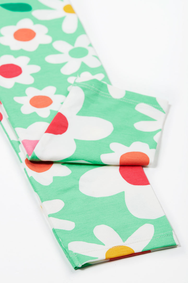 Frugi Leona Daisy Field Organic Cotton Girls Leggings Frugi Leggings