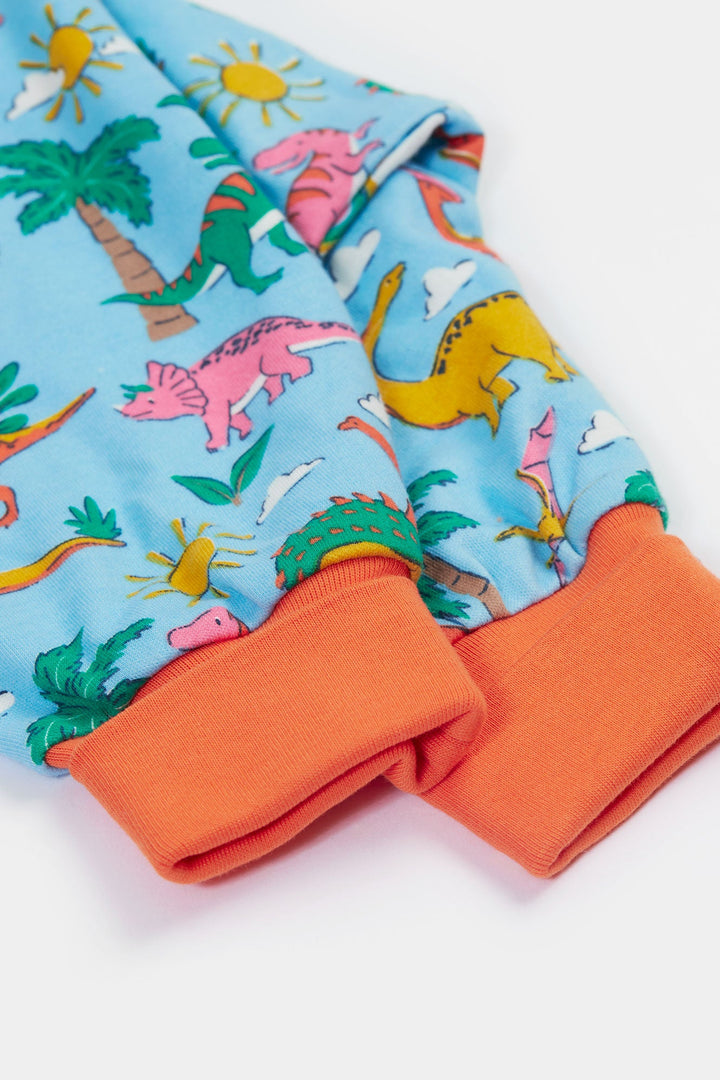 Frugi Parsnip Bluebird Dinoland Pants Frugi Bottoms