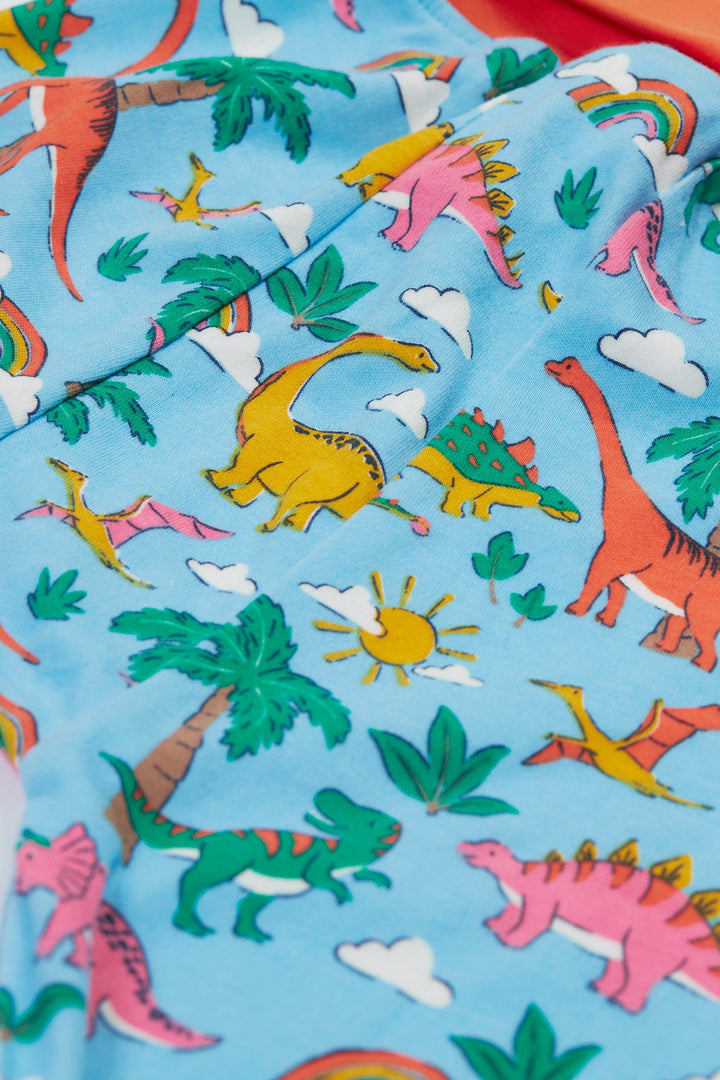 Frugi Parsnip Bluebird Dinoland Pants Frugi Bottoms