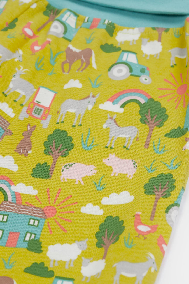 Frugi Parsnip Farm Life Pants Frugi Bottoms