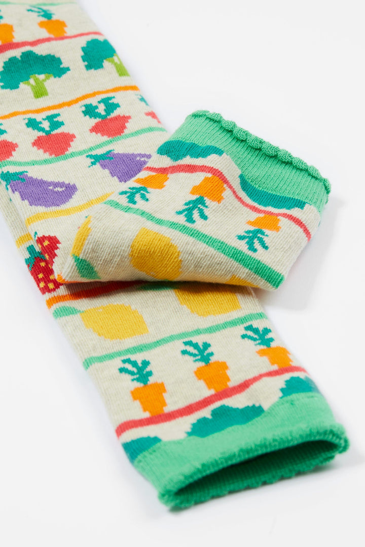 Frugi Little Veg Fair Isle Knitted Boy-Girls Leggings Frugi Socks