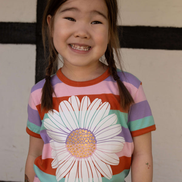 Danefae Aura Daisy Tee – Organic Cotton Girls T-Shirt Danefae Tee