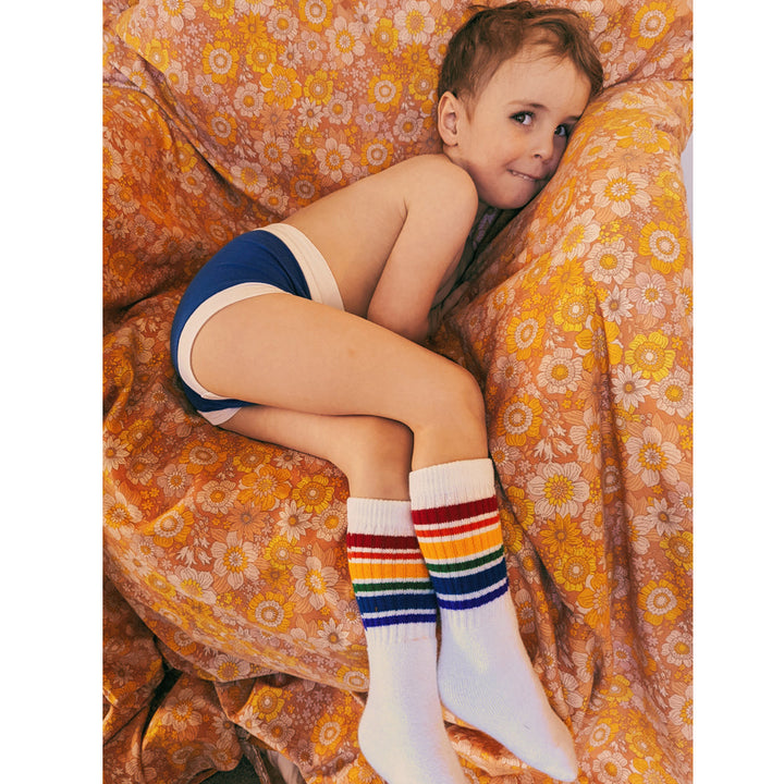 10" Toddler Rainbow Striped Tubes by Pride Socks Pride Socks Socks