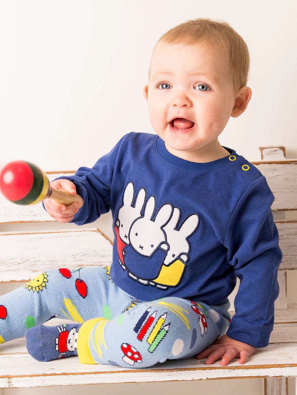 Miffy™ "Anything is Possible" Navy Cotton Top