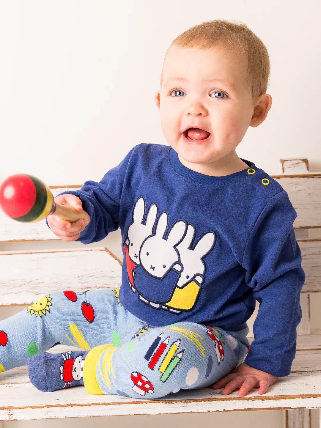 Miffy™ "Anything is Possible" Navy Cotton Top