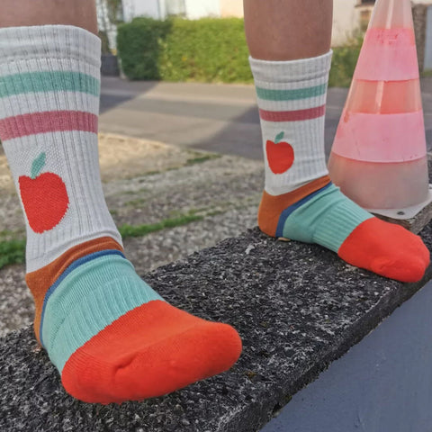 Fraulein Prusselise Organic Kids Sport Socks - Apple
