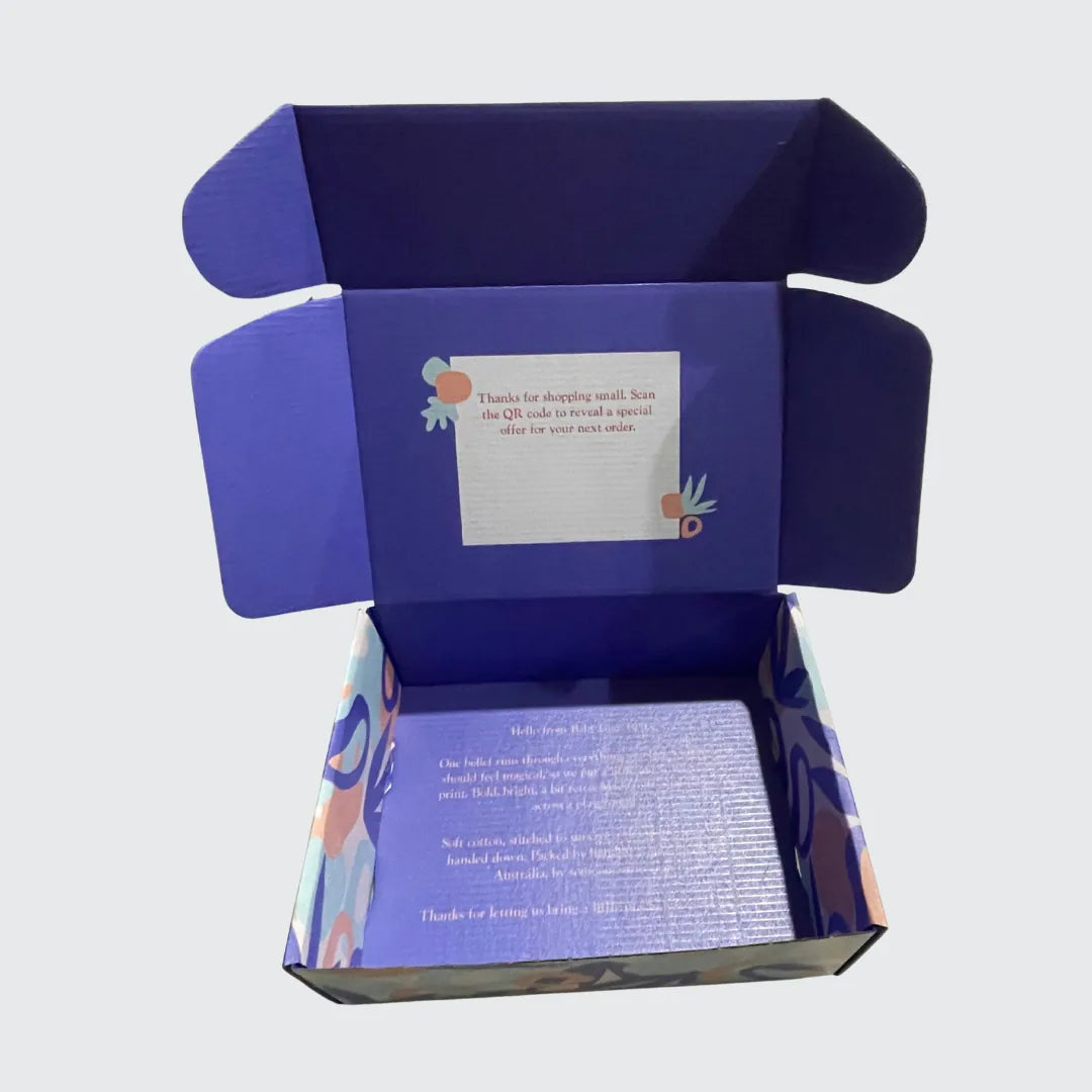 Large gift box open