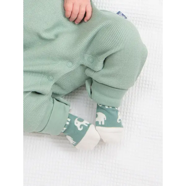 Baby Socks Sweet Two Pack Set Elephant Pair Feet Cosy - Socks