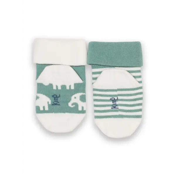 Baby Socks Sweet Two Pack Set Elephant Pair Feet Cosy - Socks