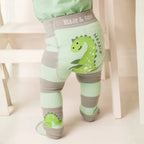 Children's leggings with dinosaur design and 'Blade & Rose' branding.