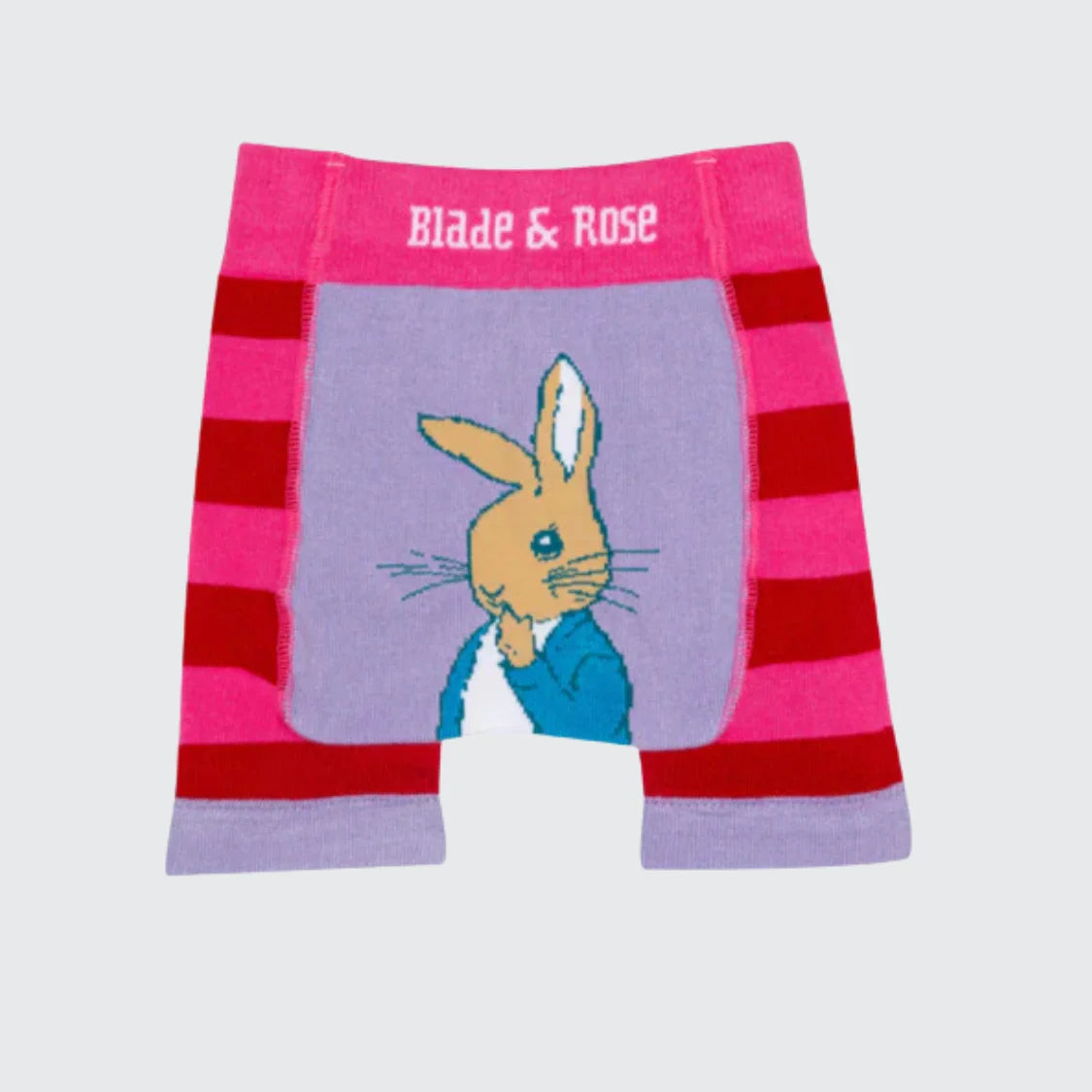 Peter Rabbit love summer knitted shorts for babies and toddlers — Baby Goes Retro