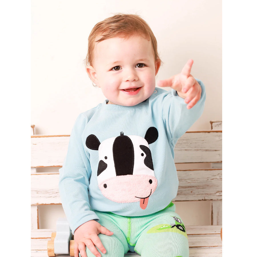 Blade & Rose Baby & Kids Top - Bailey the Cow - 3 - 4 years - T-shirts
