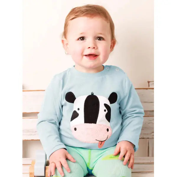 Blade & Rose Baby & Kids Top - Bailey the Cow - 3 - 4 years - T-shirts