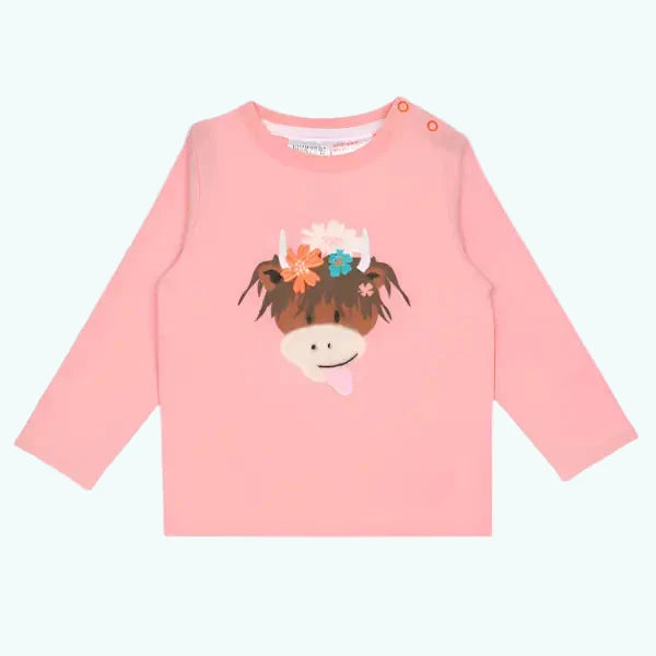 Blade & Rose Baby & Kids Top - Bonnie Highland Cow - T-shirts
