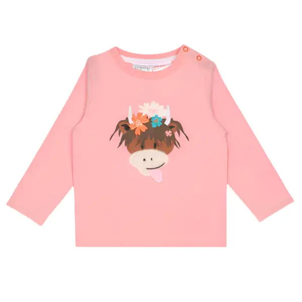 Blade & Rose Baby & Kids Top - Bonnie Highland Cow - T-shirts