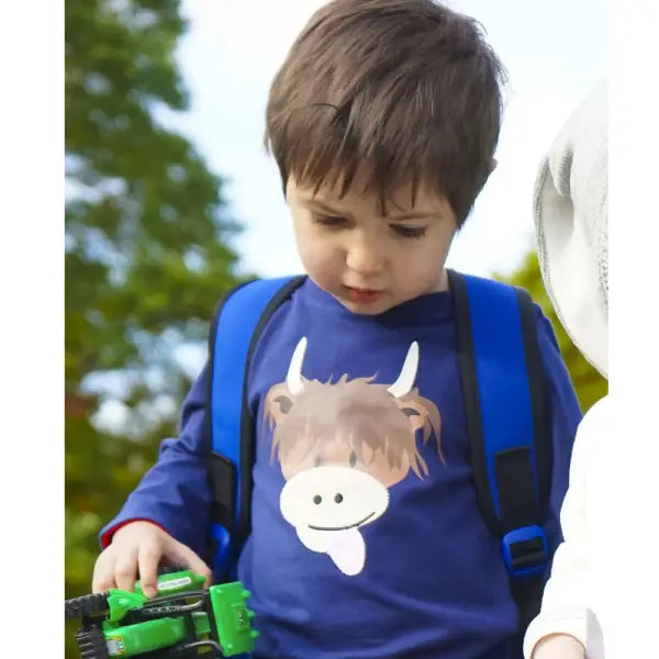 Blade & Rose Baby & Kids Top - Hamish Highland Cow - Long Sleeve Top