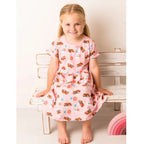 Blade & Rose Bonnie Highland Cow Kids Dress - Dresses