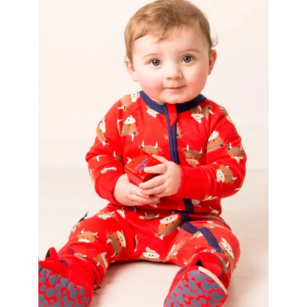 Blade & Rose Hamish Highland Cow Baby Romper - Rompers