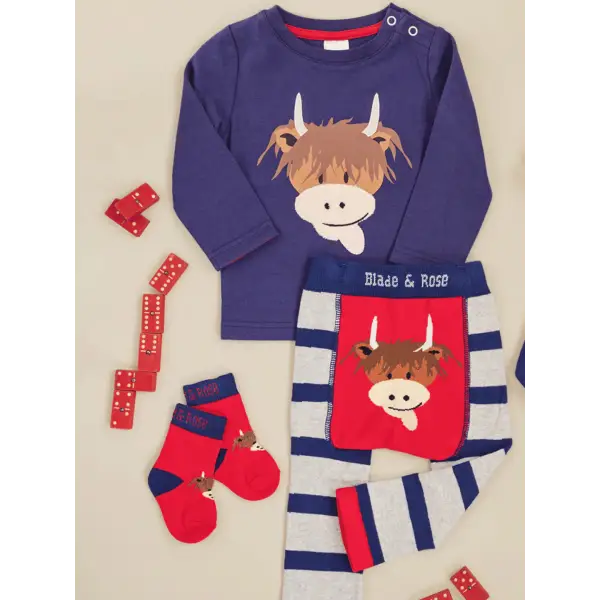 Blade & Rose Hamish Highland Cow Socks - Socks