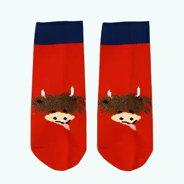 Blade & Rose Hamish Highland Cow Socks - Socks