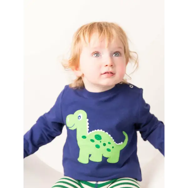Blade & Rose Maple the Dino Baby & Kids Top - Long Sleeve Top
