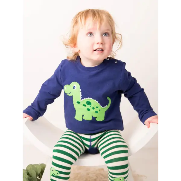 Blade & Rose Maple the Dino Baby & Kids Top - Long Sleeve Top