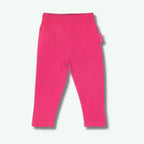 Pink leggings on a light gray background
