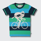 Danefae Biking Viking Bucolic tee, kids clothes Australia, front view