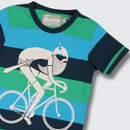 Danefae Biking Viking Bucolic tee, kids clothes Australia, back view