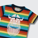 Danefae Erik Arcenciel tee, rainbow kids clothes, lifestyle photo