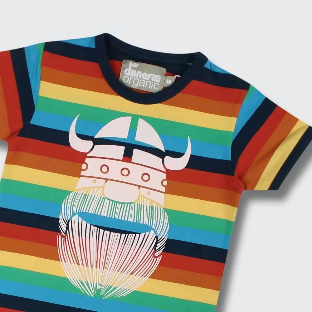 Danefae Erik Arcenciel tee, rainbow kids clothes, lifestyle photo