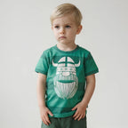 Danefae Erik Ciboulette tee, vintage childrenswear, close-up print detail