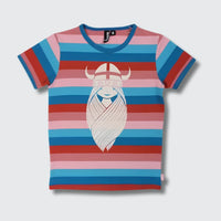 Danefae Freja Dordogne ringer tee, gender neutral kids clothing, front view