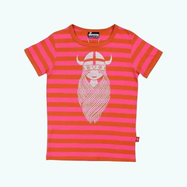 Danefae Freja Glitter Tee – Girls Short Sleeve T-Shirt - T-shirts
