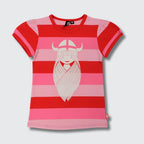 Danefae Freja Incroyable tee, colourful vintage clothes, back view