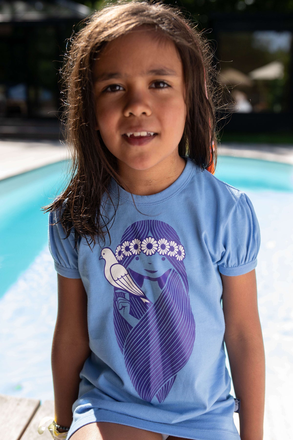 Danefae Lillmisslover Waterblue Kids Tee – Short Sleeve - T-shirts