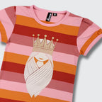 Danefae Princesse Farwest tee, vintage kidswear, close-up print detail