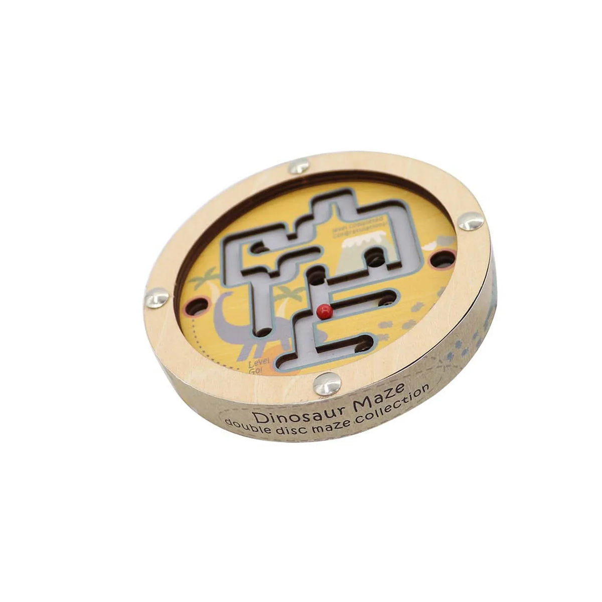 Dinosaur Pocket Maze Disc Double Sided view 2