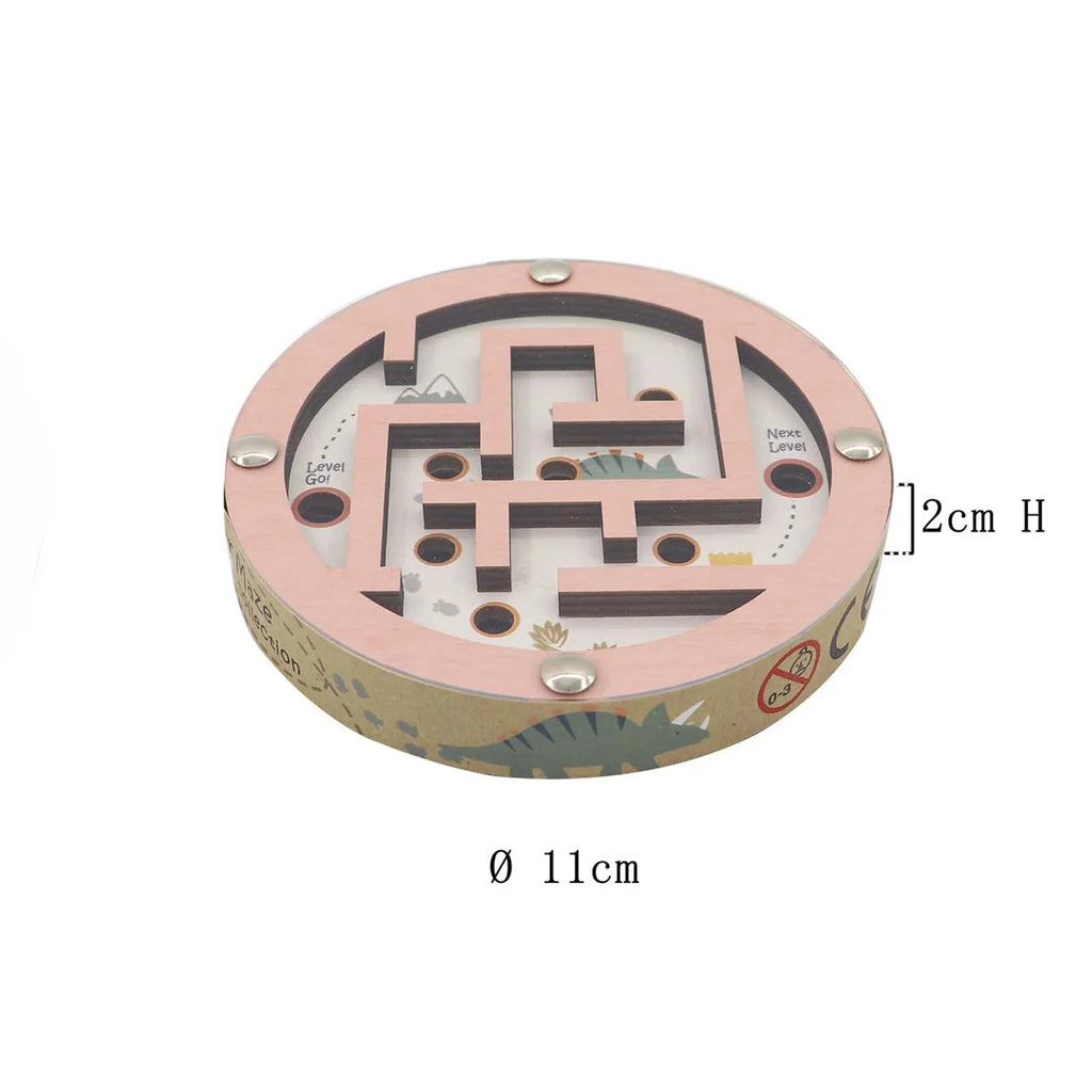 Dinosaur Pocket Maze Disc Double Sided view 3