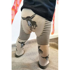 Fraulein Prusselise Organic Baby & Toddler Tights - Donkey - Beige