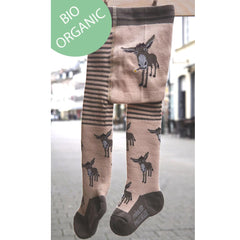 Fraulein Prusselise Organic Baby & Toddler Tights - Donkey - Beige